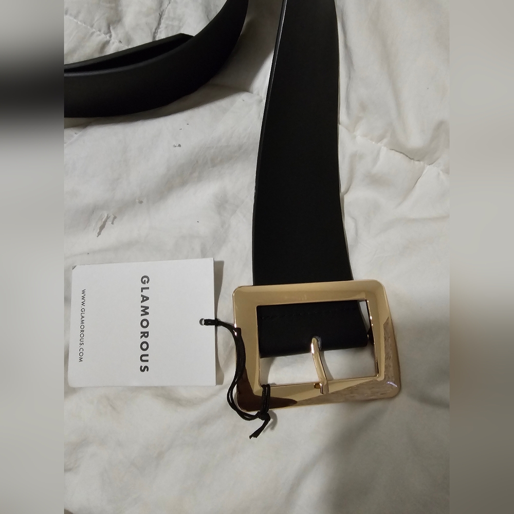 New never worn Glamorous curve gold Buckle  belt